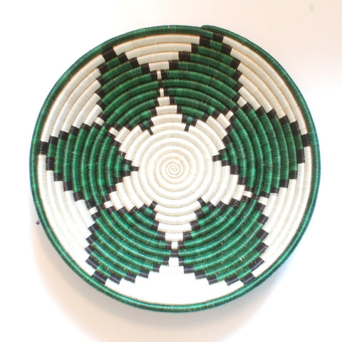 Green Leaf Plateau Basket