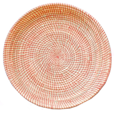 Large Woven Platter - Orange