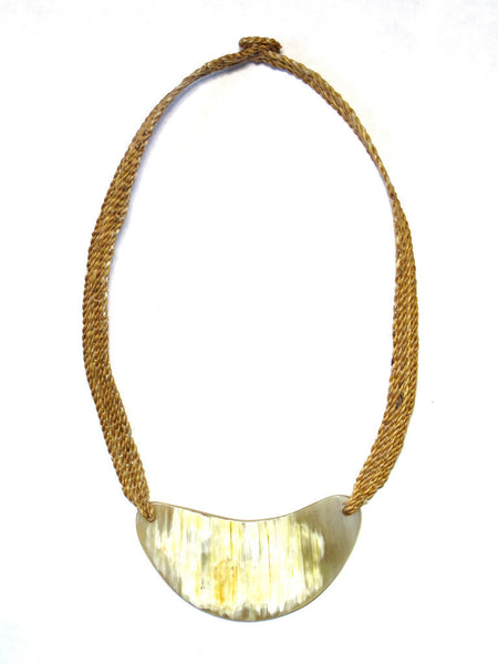 Cowhorn and Banana Necklace